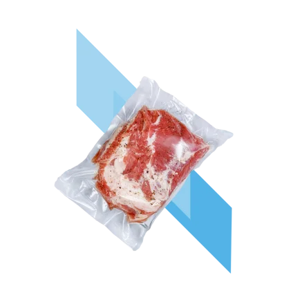 Busta sottovuoto con carne