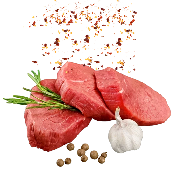 Carne con spezie e aglio